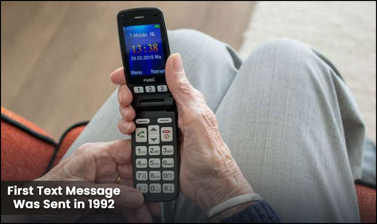 The First Text Message Was Sent in 1992