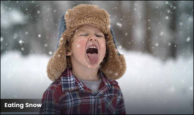 Eating Snow