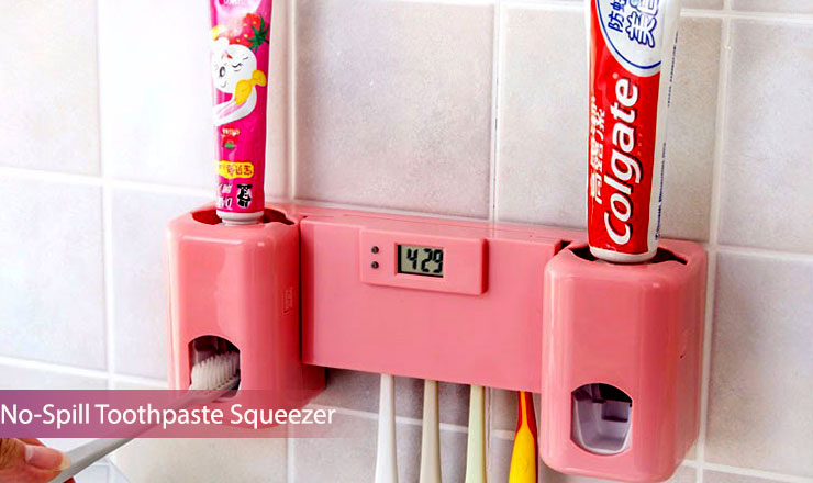 The No-Spill Toothpaste Squeezer