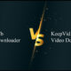 Y2mate Facebook Video Downloader VS KeepVid Facebook Video Downloader