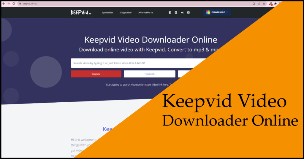 KeepVid - Online Video Downloader