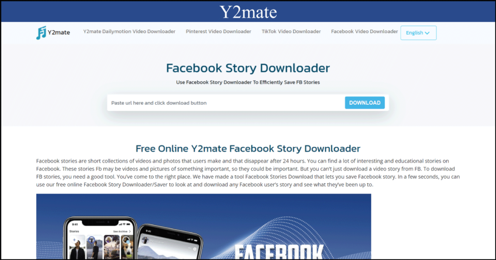 Y2mate fb story download