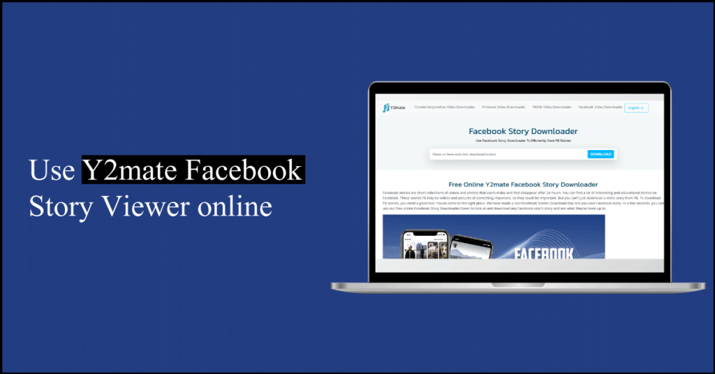 Use Y2mate Facebook Story Viewer online