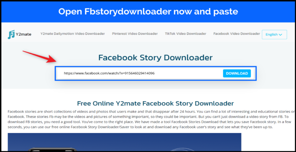 open facebook story downloader